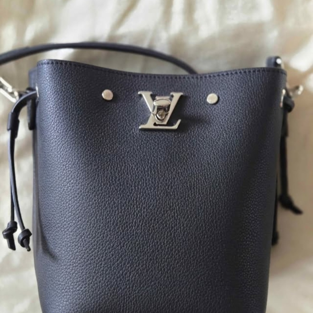 Louis Vuitton Black Bucket Bag